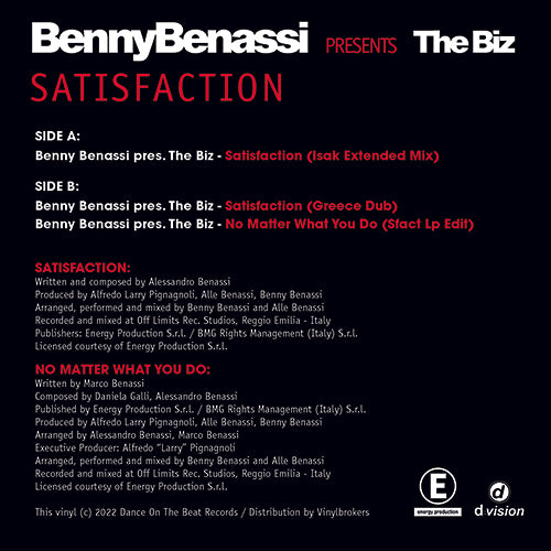 Benny Benassi Presents The Biz - Satisfaction