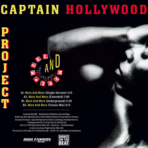 Captain Hollywood Project - MORE AND MORE