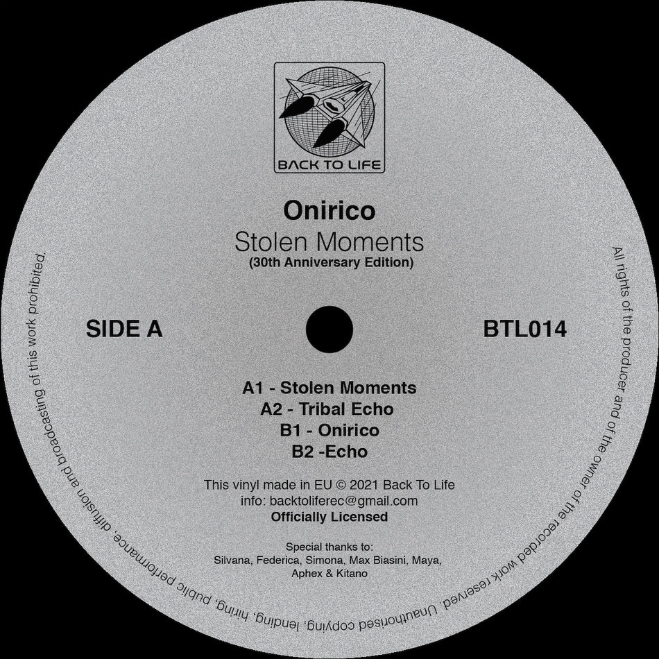 Onirico - Stolen Moments (30th Anniversary Edition)