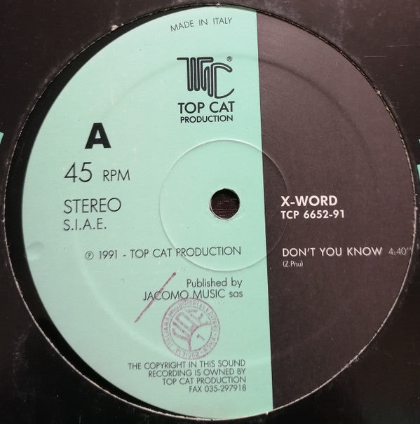 X-Word - Don't You Know