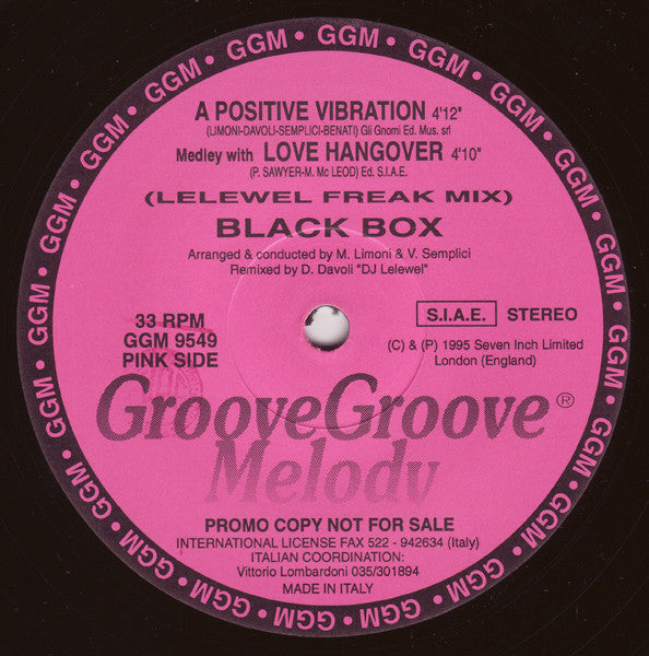 Black Box - A Positive Vibration (part 2)