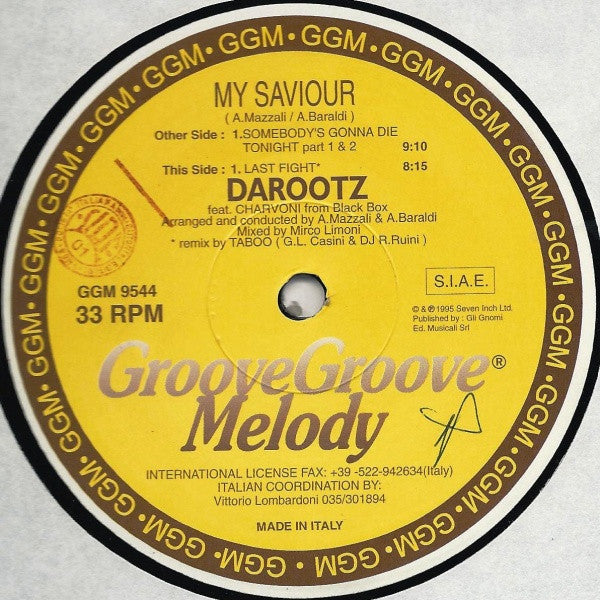 Darootz Feat. Charvoni - My Warrior / My Saviour