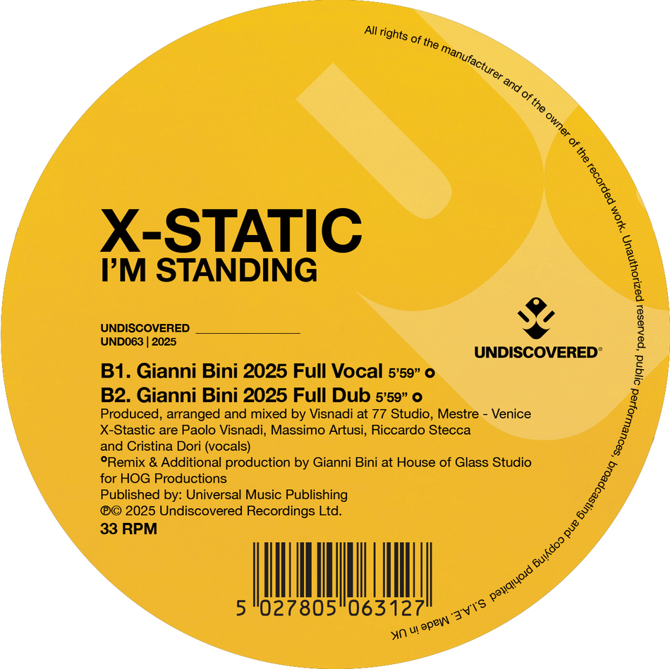 X-Static - I'M STANDING