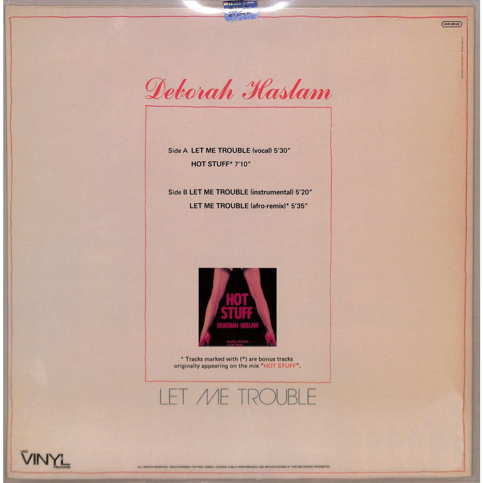 Deborah Haslam - LET ME TROUBLE