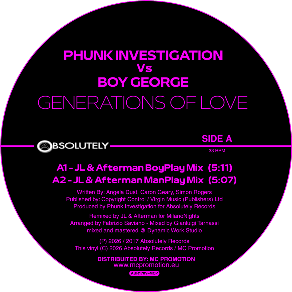 Phunk Investigation vs Boy George - GENERATIONS OF LOVE