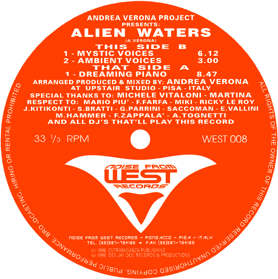 Andrea Verona Project - ALIEN WATERS
